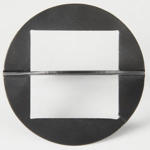 Mercana Cusco Geometric Decorative Object in Antiqued Gold - Modern Accent for Stylish Home Interiors Black Iron | 6H 69251