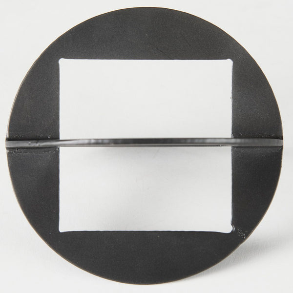 Mercana Cusco Geometric Decorative Object in Antiqued Gold - Modern Accent for Stylish Home Interiors Black Iron | 6H 69251