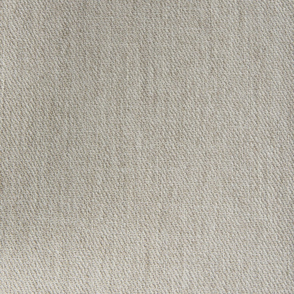 Mercana Clara Armless Dining Chair with Woven Cane Back and Cushioned Seat for Coastal and Boho Spaces Cream Fabric |Black Wood (Armchair) 69352