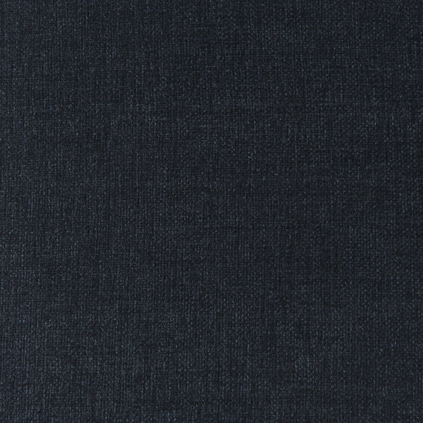 Mercana Niles Wingback Dining Chair - Stylish Comfort with Curved Design and Durable Wooden Legs for Any Space Navy Blue Fabric | Medium Brown Wood 69400