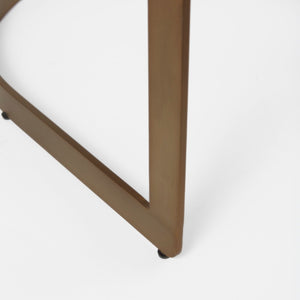 Mercana Hollyfield II Dining Chair – Luxurious Upholstered Seat with Striking Gold Iron Frame for Modern Spaces Cream Fabric | Gold Metal 69451