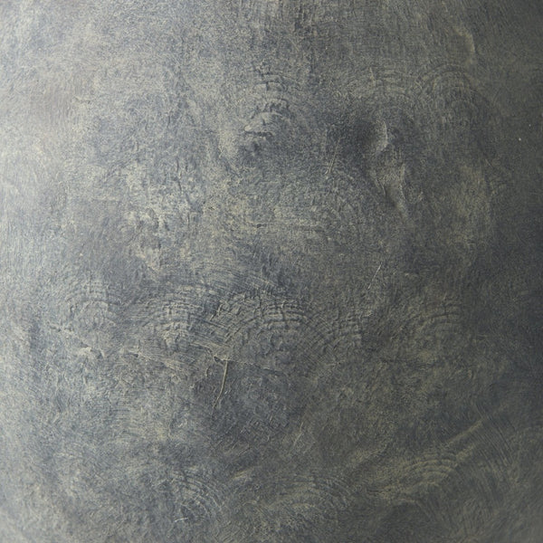 Mercana Gobi Rustic Tan Ceramic Oval Vase - Timeless Mediterranean Style for Home Décor and Accents Gray Ceramic | 23H 69406