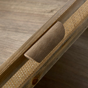 Mercana Sonny Tropical-Inspired Square Trays with Wicker Sides for Stylish Organization & Display Appeal 69530