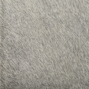 Mercana Millie Elegant Hair-On-Hide Seat Counter Stool with Stylish Gold Frame for Modern Farmhouse Charm Gray Hair-On-Hide | Gold Metal | Bar 69385