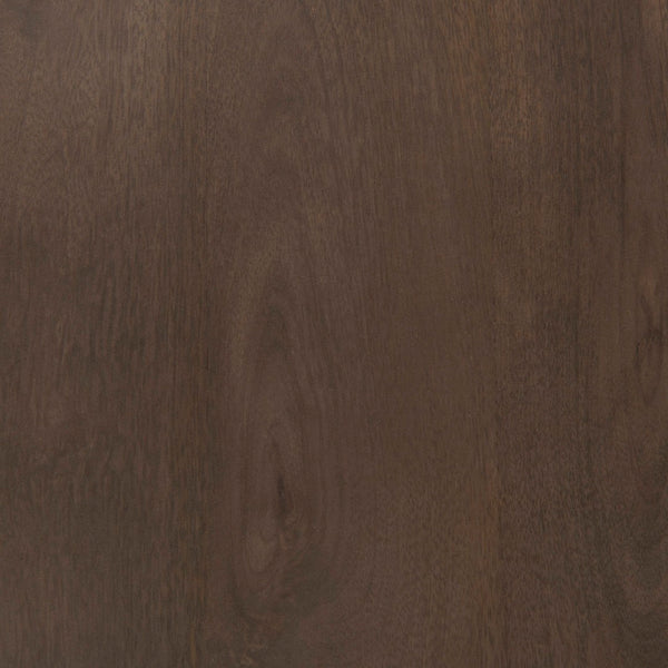 Mercana Faye Square Dining Table - Solid Mango Wood with Antique Gold Base for a Stylish Dining Experience 48" Med Brown Wood Top | Antique Nickel Metal Base 69564-AB