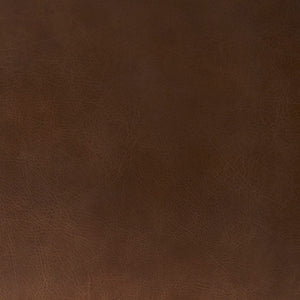 Mercana Tyson Counter Stool - Stylish Backless Leather Seat with Gun Metal Frame for Modern Interiors Brown Leather | Black Metal | Bar 69270