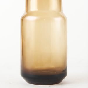 Mercana Amrita Modern Glass Vase with Elegant Golden Brown Gradient for Chic Home Decor Accents Gold/Brown Glass | 12H 69544