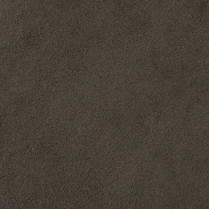 Mercana Tyson Backless Suede Stool with Gunmetal Frame - Modern Industrial Design for Kitchen or Bar Spaces Brown/Gray Suede | Black Metal | Bar 69272