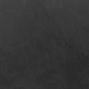 Mercana Berbick Industrial Counter Stool with Full-Back Support and Sturdy Iron Frame for Modern Spaces Black Leather | Gray Metal | Counter 69276