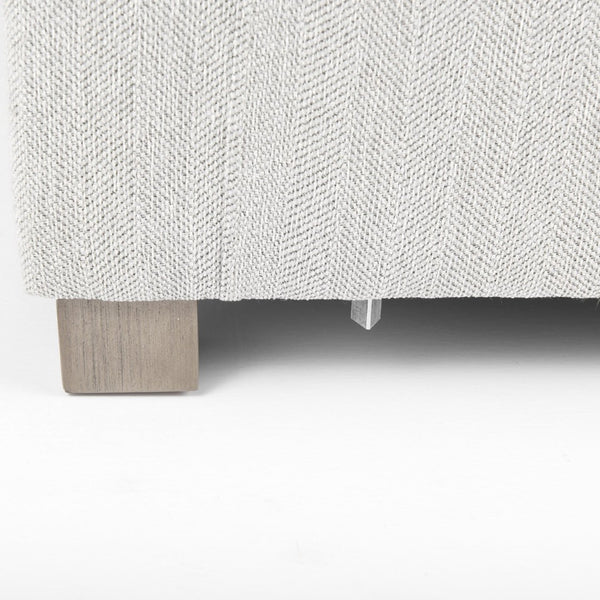 Mercana Valence Corner Sectional Piece: Stylish Modular Comfort for Effortless Living and Custom Layouts Light Gray Fabric | Corner Chair 69116