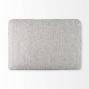 Mercana Valence Corner Sectional Piece: Stylish Modular Comfort for Effortless Living and Custom Layouts Light Gray Fabric | 2/3 Ottoman 69118