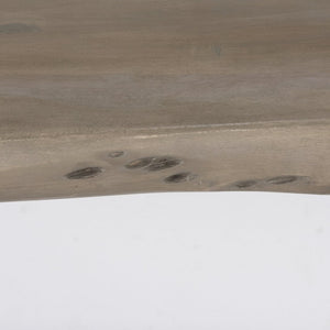 Mercana Konstantin Handcrafted Live Edge Acacia Wood Dining Table – Rustic Elegance for Family Gatherings 69140-AB