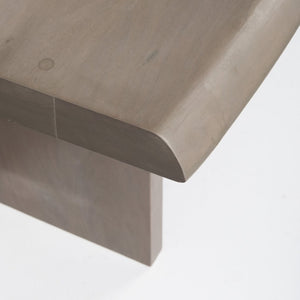 Mercana Konstantin Handcrafted Live Edge Acacia Wood Dining Table – Rustic Elegance for Family Gatherings 69140-AB