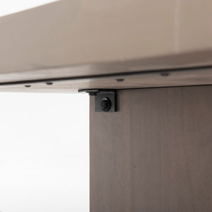 Mercana Konstantin Handcrafted Live Edge Acacia Wood Dining Table – Rustic Elegance for Family Gatherings 69140-AB