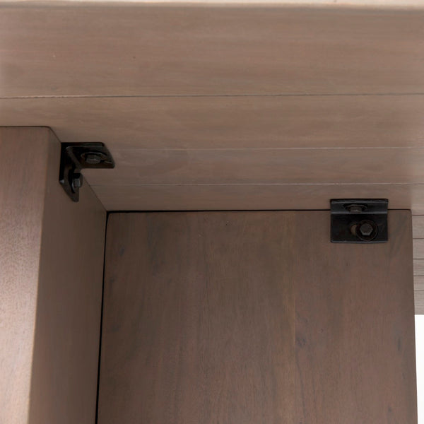 Mercana Konstantin Handcrafted Live Edge Acacia Wood Dining Table – Rustic Elegance for Family Gatherings 69140-AB