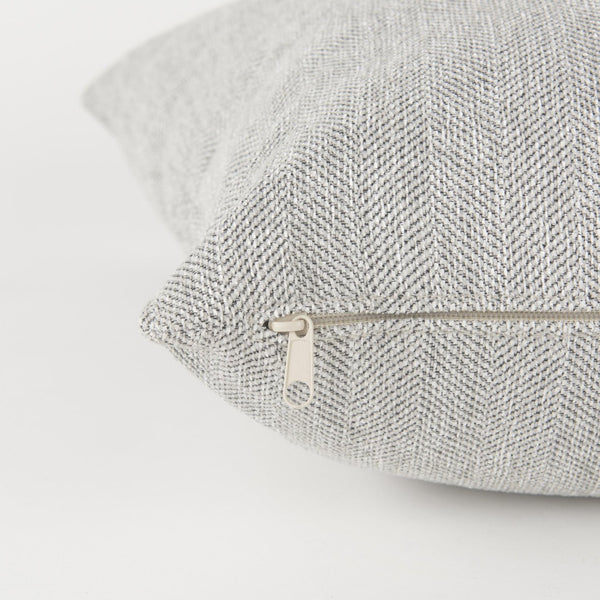 Mercana Valence Corner Sectional Piece: Stylish Modular Comfort for Effortless Living and Custom Layouts Light Gray Fabric | Arm Pillow 69120