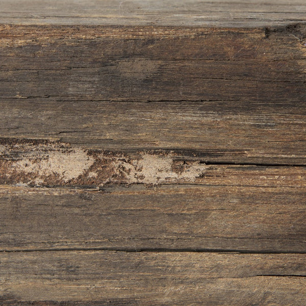 Mercana Lakara Reclaimed Wood Candle Holder for Eight Tealights - Rustic Charm for Any Dining Table Decor 67526-AB