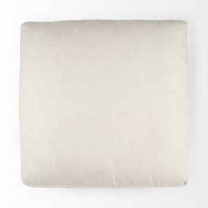 Mercana Valence Armless Sectional Piece – Modular Comfort & Timeless Style for Any Living Space Design Cream Fabric | Full-Size Ottoman 69113