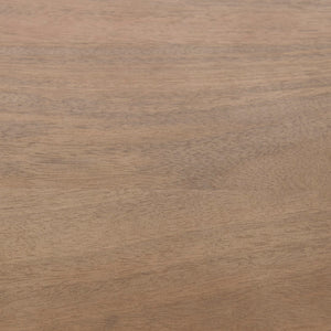 Mercana Taunton Industrial Six-Shelf Unit: Stylish Vertical Storage for Modern and Rustic Interiors, 90" Tall Brown Wood | Nickel Metal 69231-AB