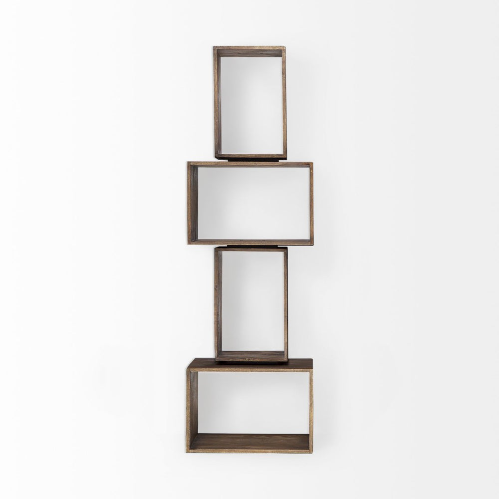 Mercana Simul Versatile Modular Shelving Unit - Industrial-Style Storage for Home or Office Decor Solutions 50246