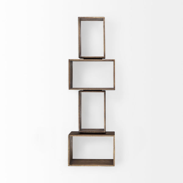 Mercana Simul Versatile Modular Shelving Unit - Industrial-Style Storage for Home or Office Decor Solutions 50246