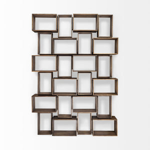 Mercana Simul Versatile Modular Shelving Unit - Industrial-Style Storage for Home or Office Decor Solutions 50246