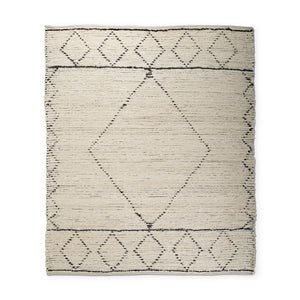 Mercana Calvert Hand-Woven Diamond Patterned Rug – Versatile Cotton Design for Timeless Home Decor Style 69498