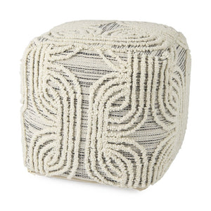 Mercana Amaya Handcrafted Cotton Pouf – Stylish Accent Piece for Contemporary and Coastal Interiors 69507