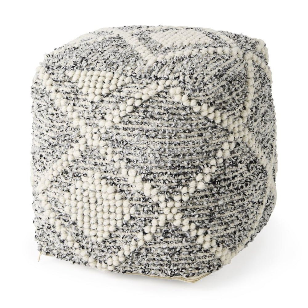 Mercana Ekiya Handwoven Pouf for Versatile Comfort and Style – Perfect Accent for Any Living Space Decor 69520