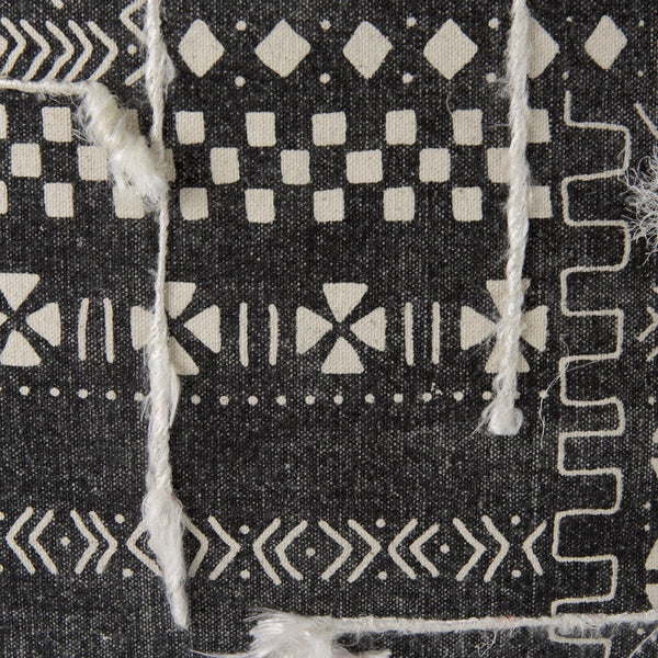 Mercana Bethune Decorative Pillow Cover with Striking Embroidered Pattern for Modern and Boho Interiors 67334