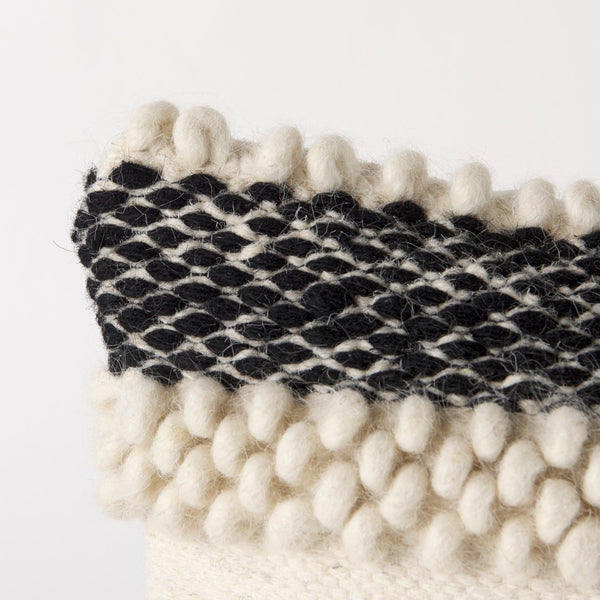 Mercana Beardell Handwoven Decorative Pillow Cover with Tassels for Scandinavian-Inspired Home Decor 68391