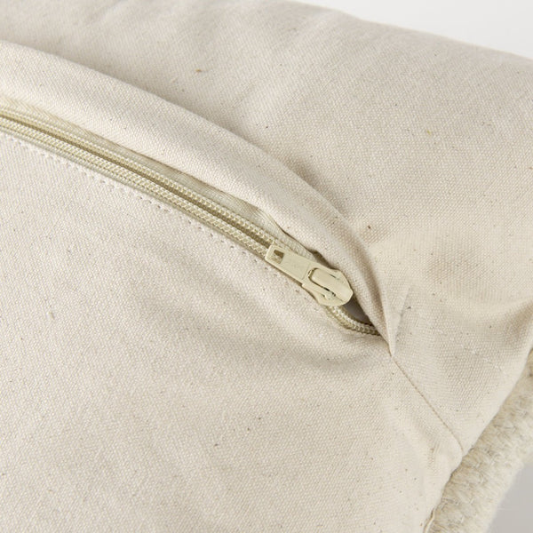 Mercana Beardell Handwoven Decorative Pillow Cover with Tassels for Scandinavian-Inspired Home Decor 68391