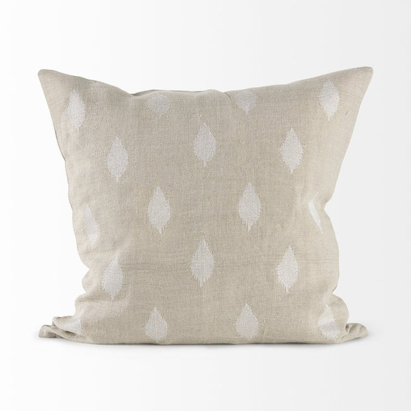 Mercana Enya Textured Linen Decorative Pillow Cover for Modern Farmhouse Style, Easy Care and Versatile Design 69413