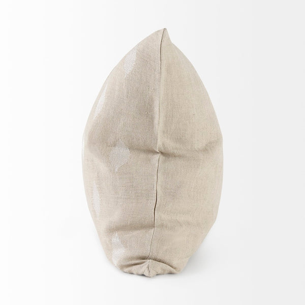 Mercana Enya Textured Linen Decorative Pillow Cover for Modern Farmhouse Style, Easy Care and Versatile Design 69413