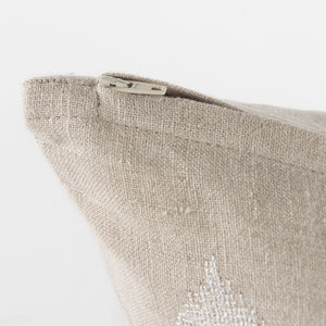 Mercana Enya Textured Linen Decorative Pillow Cover for Modern Farmhouse Style, Easy Care and Versatile Design 69413