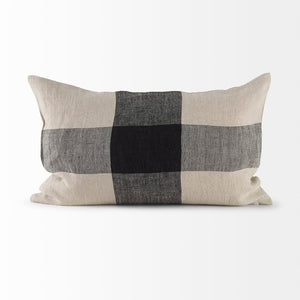 Mercana Raquel Decorative Pillow Cover - Coastal Farmhouse Style with Timeless Plaid Design for Any Space 69420