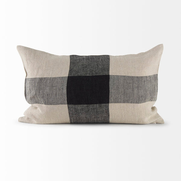 Mercana Raquel Decorative Pillow Cover - Coastal Farmhouse Style with Timeless Plaid Design for Any Space 69420
