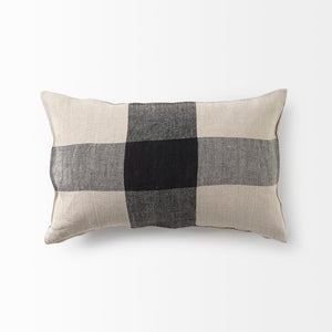 Mercana Raquel Decorative Pillow Cover - Coastal Farmhouse Style with Timeless Plaid Design for Any Space 69420