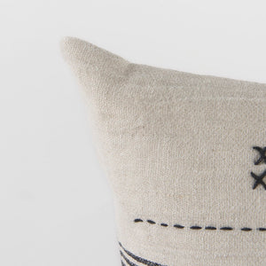 Mercana Thalia Striped and Fringed Decorative Pillow Cover – Chic Accent for Modern Farmhouse or Boho Style 69422