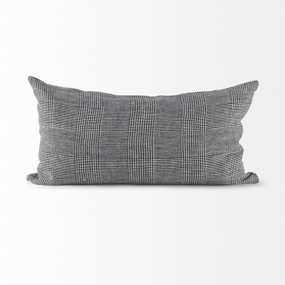 Mercana Ramone Decorative Pillow Cover - Modern Black and White Accent for Stylish Living Spaces and Decor 69430