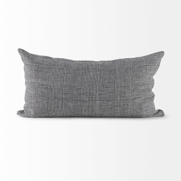 Mercana Ramone Decorative Pillow Cover - Modern Black and White Accent for Stylish Living Spaces and Decor 69430