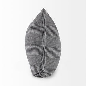 Mercana Ramone Bold Modern Decorative Pillow Cover in Crisp Linen for Contemporary Home Decor Accent 69431