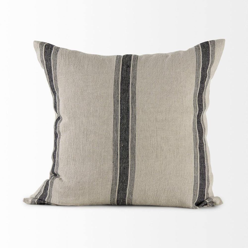 Mercana Hattie Coastal-Inspired Decorative Pillow Cover for Modern Farmhouse and Nautical Décor Accents 69433