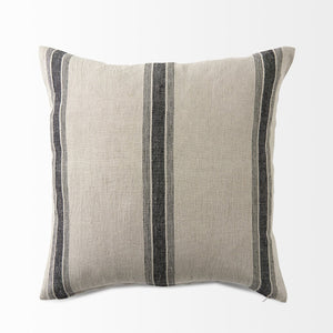 Mercana Hattie Coastal-Inspired Decorative Pillow Cover for Modern Farmhouse and Nautical Décor Accents 69433