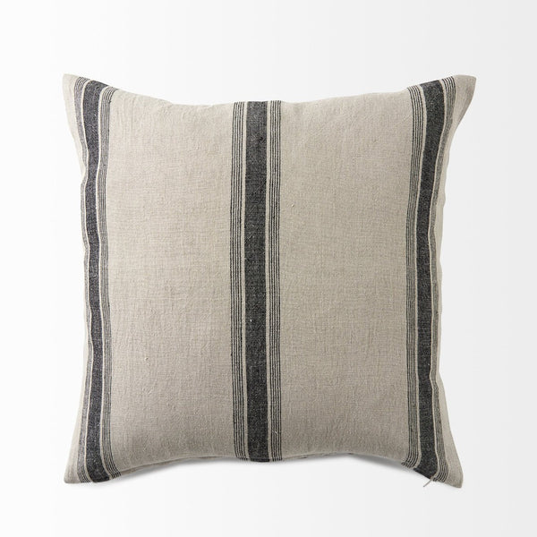 Mercana Hattie Coastal-Inspired Decorative Pillow Cover for Modern Farmhouse and Nautical Décor Accents 69433