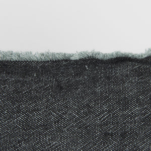 Mercana Malia Decorative Pillow Cover with Playful Fringe for Modern and Urban Home Décor Accents Black/Teal Fabric | 14x26 69436