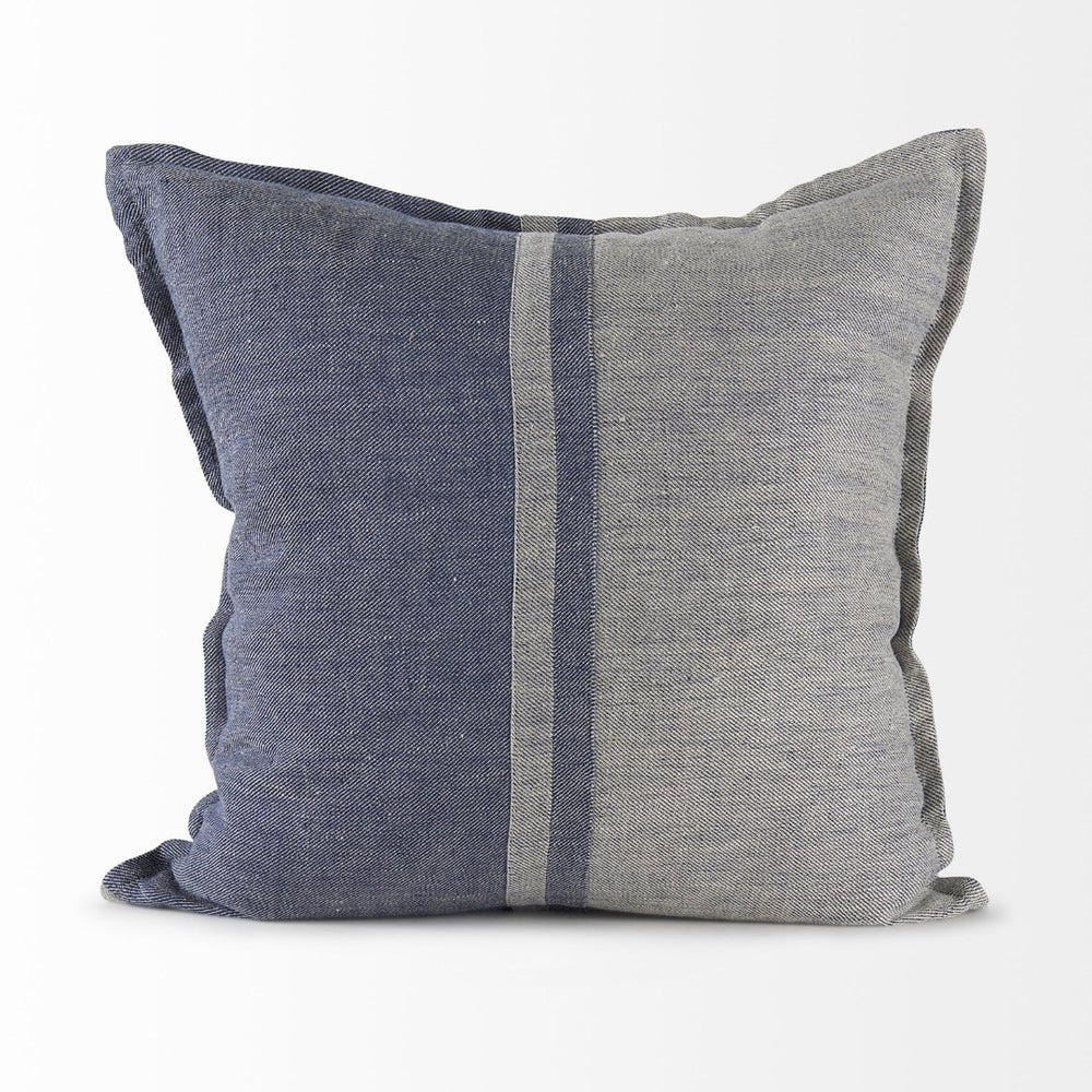 Mercana Aubrielle Color-Blocked Decorative Pillow Cover for Modern Living Spaces – Chic Linen Texture Design 69441