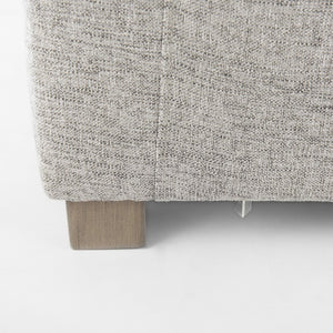 Mercana Valence Versatile Armless Sectional Module: Modern Comfort with Modular Flexibility for Your Space Mediuma Gray Fabric | Armless Chair 69123