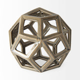 Mercana Geom 7.1L x 7.1W x 7.1H Tan Ceramic Geometric Object 69480