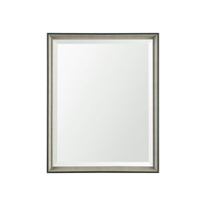 Mercana Black and Gray Framed 24x30 Beveled Bathroom Vanity Mirror MIR-D197-B2430SP